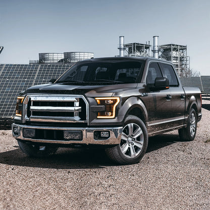 Fari per proiettori a LED per modelli alogeni FORD F150 2015-2017 (non adatti per Raptor)