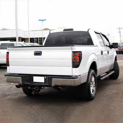 Fanali posteriori Full LED per Ford F150 2009-2014 con segnale di svolta sequenziale/rosso ambra