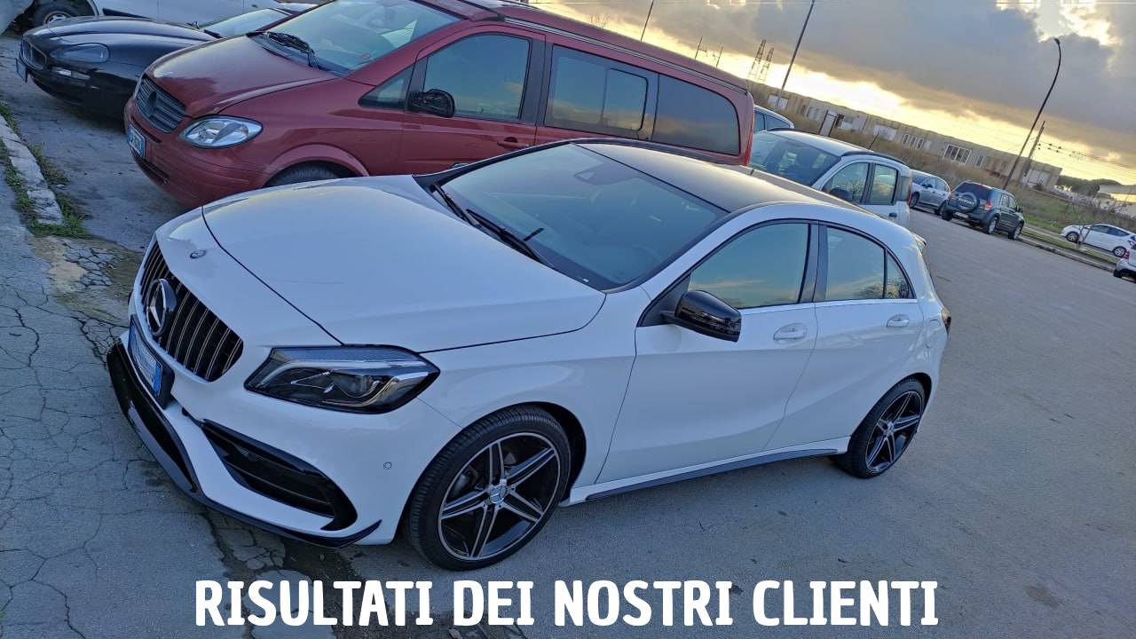 GRIGLIA ADATTA PER MERCEDES CLASSE A W176 2015-2018 LOOK CROMATA DESIGN SPORTIVO