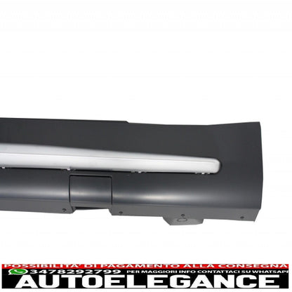 Body kit with trunk spoiler sport rear lip suitable for mercedes s class w222 (2013-06.2017) s65 design 
