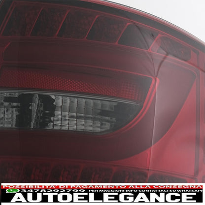 led rear lights suitable for audi a6 c6 4f limousine (04.2004-2008) smoke red 7pin