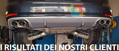 REAR BUMPER UNDER + TIP S4 DIFFUSER AUDI A4 B9 8W 2015-2018 -