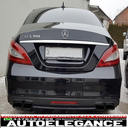 Exhaust muffler tips suitable for mercedes s class w222 e class w212 s212 facelift cls w218 sl class r231 e65 s65 sl65 design black edition