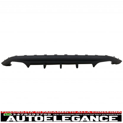 impianto di scarico completo con diffusore aria paraurti posteriore adatto per vw golf 7 vii mk7 (2013-2017) abt design
