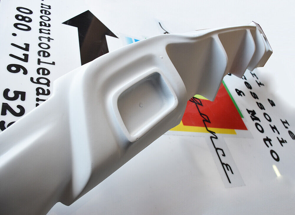 RENAULT CLIO 4 MK4 2012-2019 DIFFUSORE SOTTO PARAURTI POSTERIORE LOOK RS