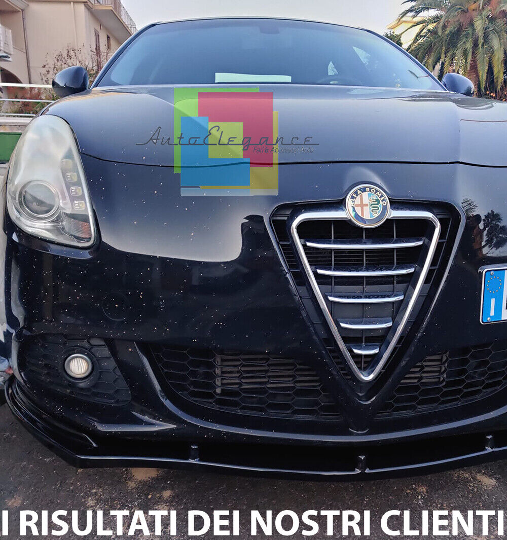 SPLITTER ALFA ROMEO GIULIETTA 2010-2019 LIP SPOILER UNDER FRONT BUMPER ABS