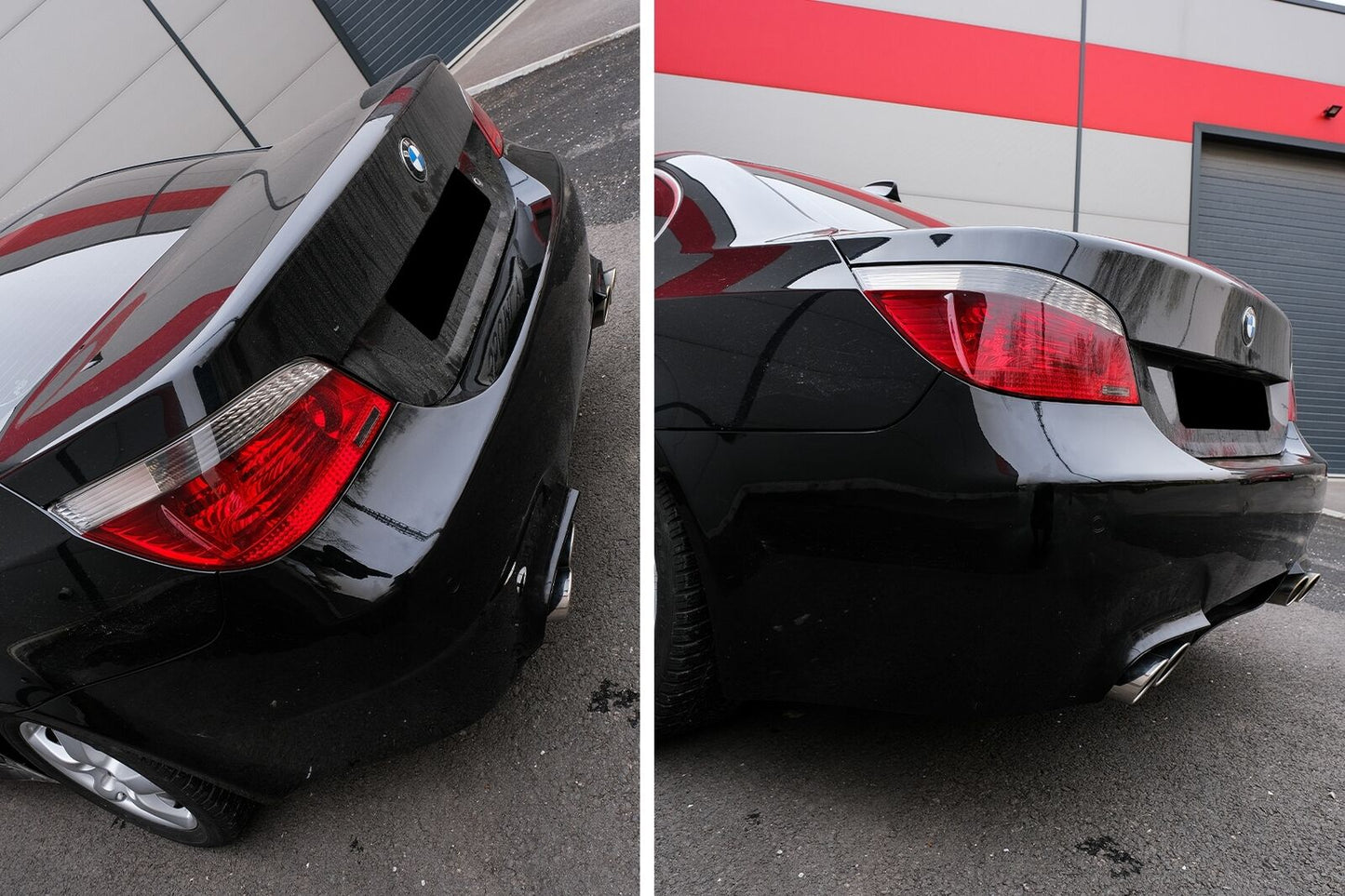 Paraurti posteriore per BMW Serie 5 E60 2003-2010 M5 look senza PDC-mostra il titolo originaleTesto originaleHeckstoßstange für BMW 5er E60 2003-2010 M5 Look ohne PDC