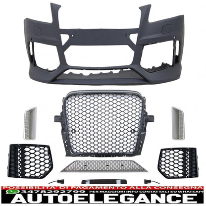 Paraurti anteriore adatto per audi q5 8r suv (2012-2016) rs design