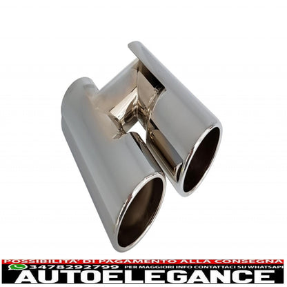 Complete body kit with dual chrome dual exhaust tips suitable for BMW 3 Series F30 (2011-2019) M-Performance design