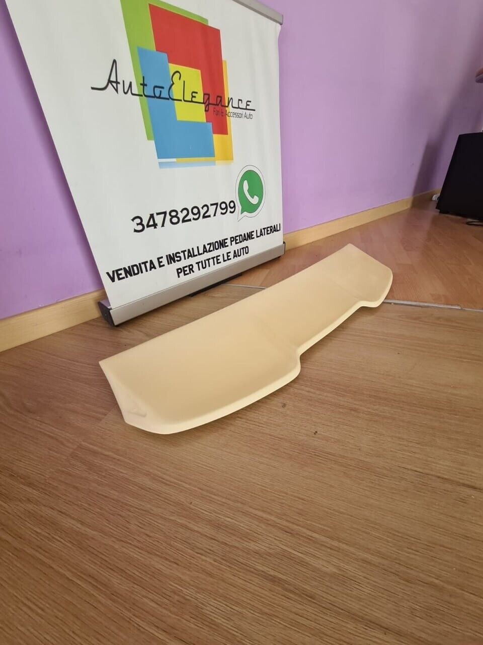 SPOILER SUITABLE FOR AUDI RS3 A3 8P 2004-2012 5D SPORTBACK RAW 