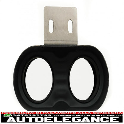 Punte marmitta di scarico adatte per bmw serie 5 f10 f11 (2011-2017) m5 lci design nero