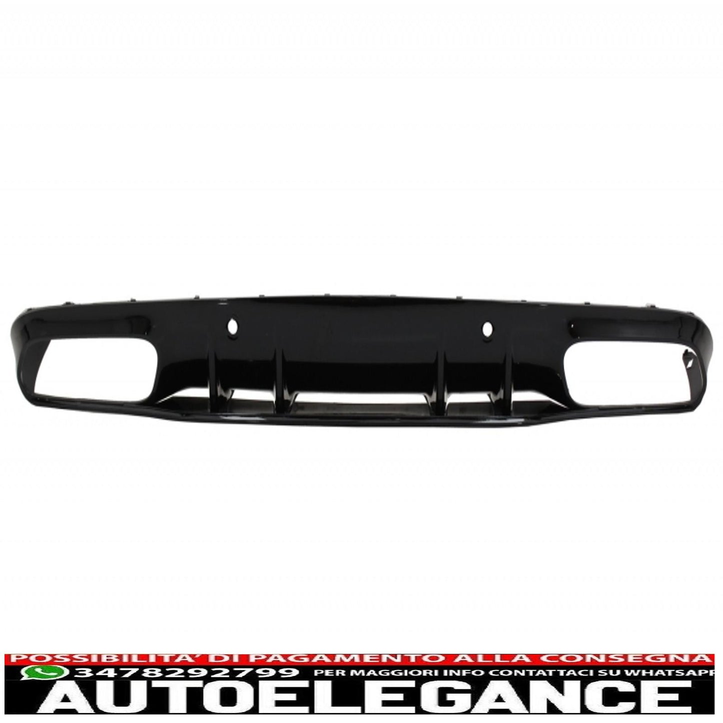 paraurti anteriore con griglia anteriore gt-r adatto per mercedes classe c c205 a205 coupe cabriolet (2014-2019) e diffusore mantovana paraurti posteriore design c63s tutto nero