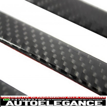fanali posteriori a led barra luminosa fumé adatti per mercedes classe g w463 (1989-2015) con modanature portiere in carbonio