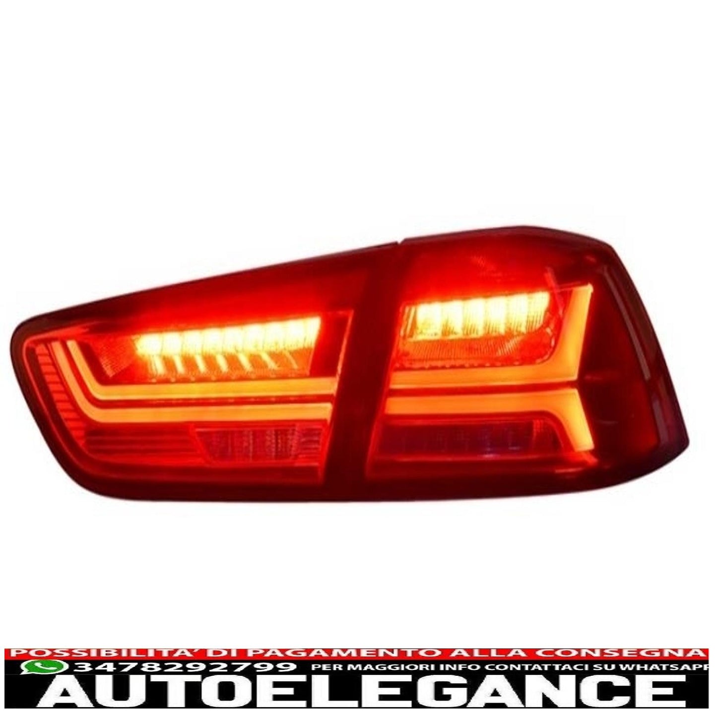 led drl headlights suitable for mitsubishi lancer evo x (2007-2017) double sequential projector with red/clear led rear lights