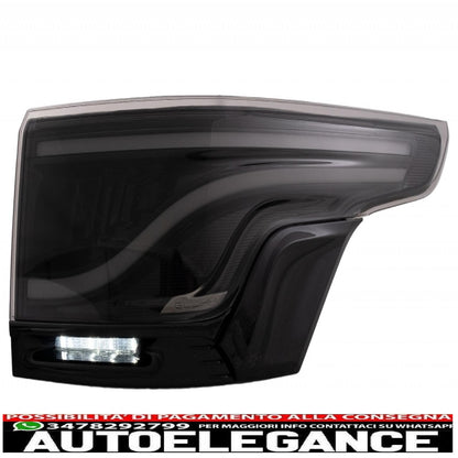 Glohh LED Light Bar Rear Lights Fit for Range Rover Sport L494 (2013-up) GL-5X Smoke with Gloss Black Finish
