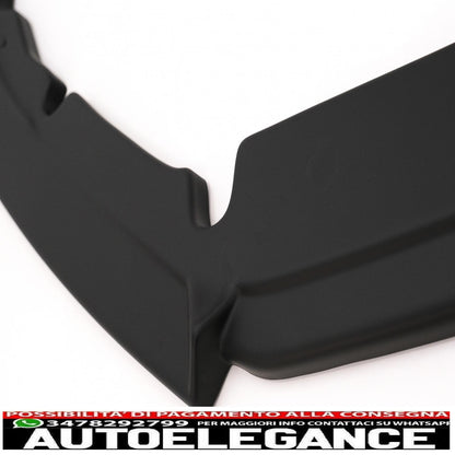 Front Bumper Lip Extension Spoiler Fit For Ford Puma (2019-up) Black 