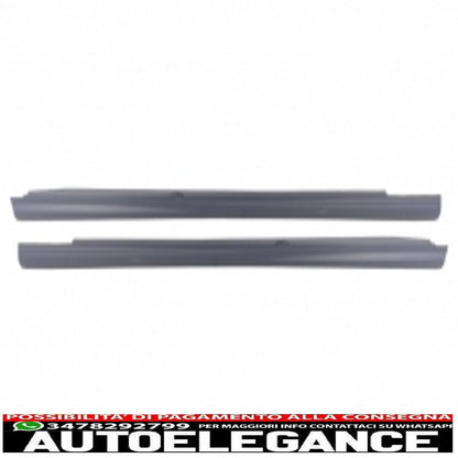 complete front bumper assembly with central grille suitable for mercedes s class w221 (2005-2010) s63 s65 design and side skirts long version