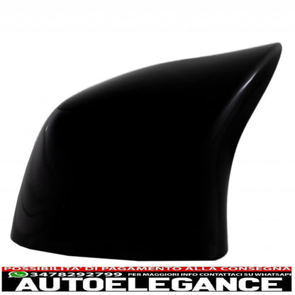 Trunk Spoiler with Mirror Caps Suitable for BMW X6 F16 (2015-2019) Sport Performance Design Piano Black 