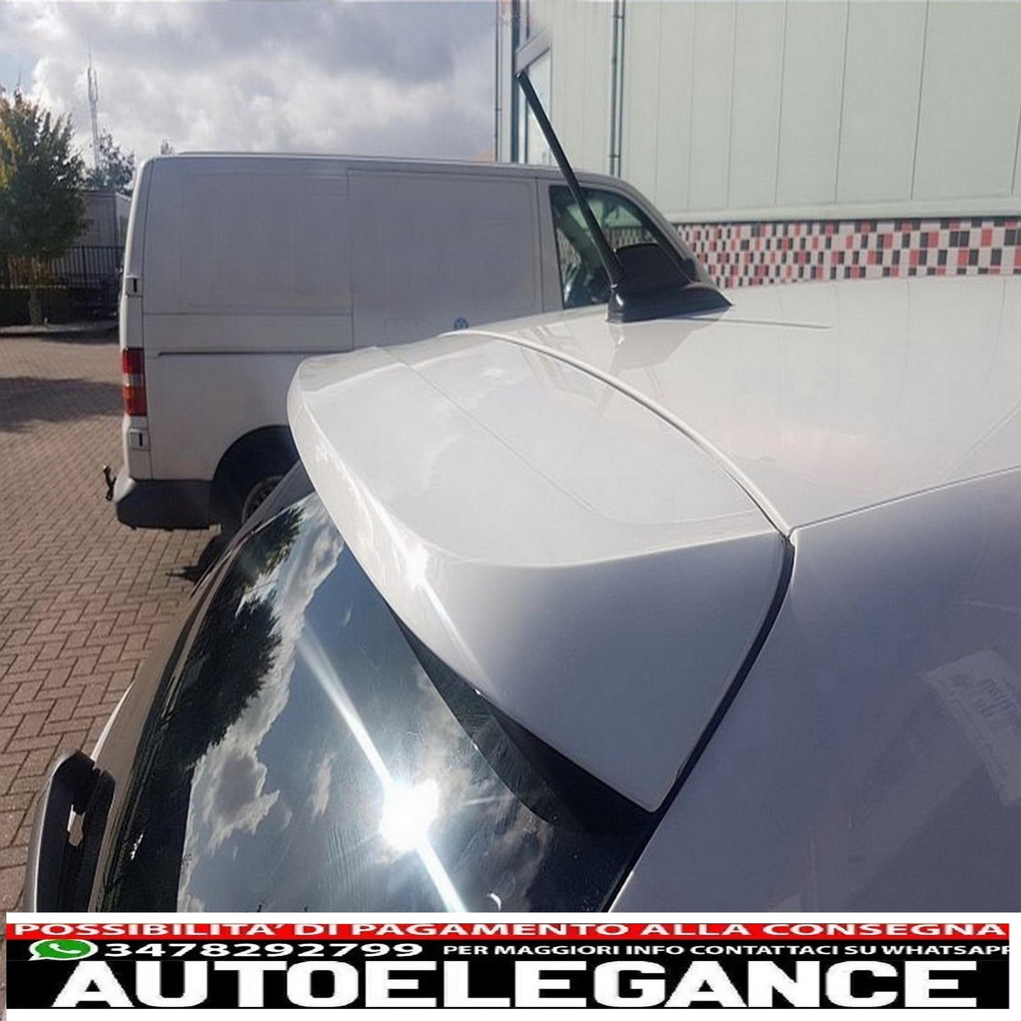 Roof spoiler suitable for vw polo 6r mk6 (2009-2018) gti design 