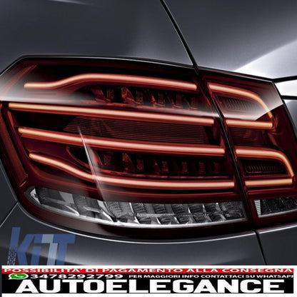 Fanali Posteriori LED per Mercedes Classe E W212 09-13 Trasformazione Facelift Design Rosso Cl-mostra il titolo originaleTesto originaleLED fanali posteriori per Mercedes Classe E W212 09-13 Conversione Facelift Design Rosso Kl