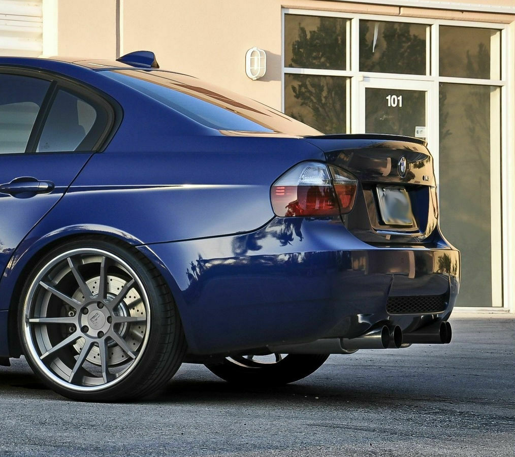 SPOILER BAGAGLIAIO ADATTO PER BMW SERIE 3 E90 LOOK MSPORT NERO LUCIDO