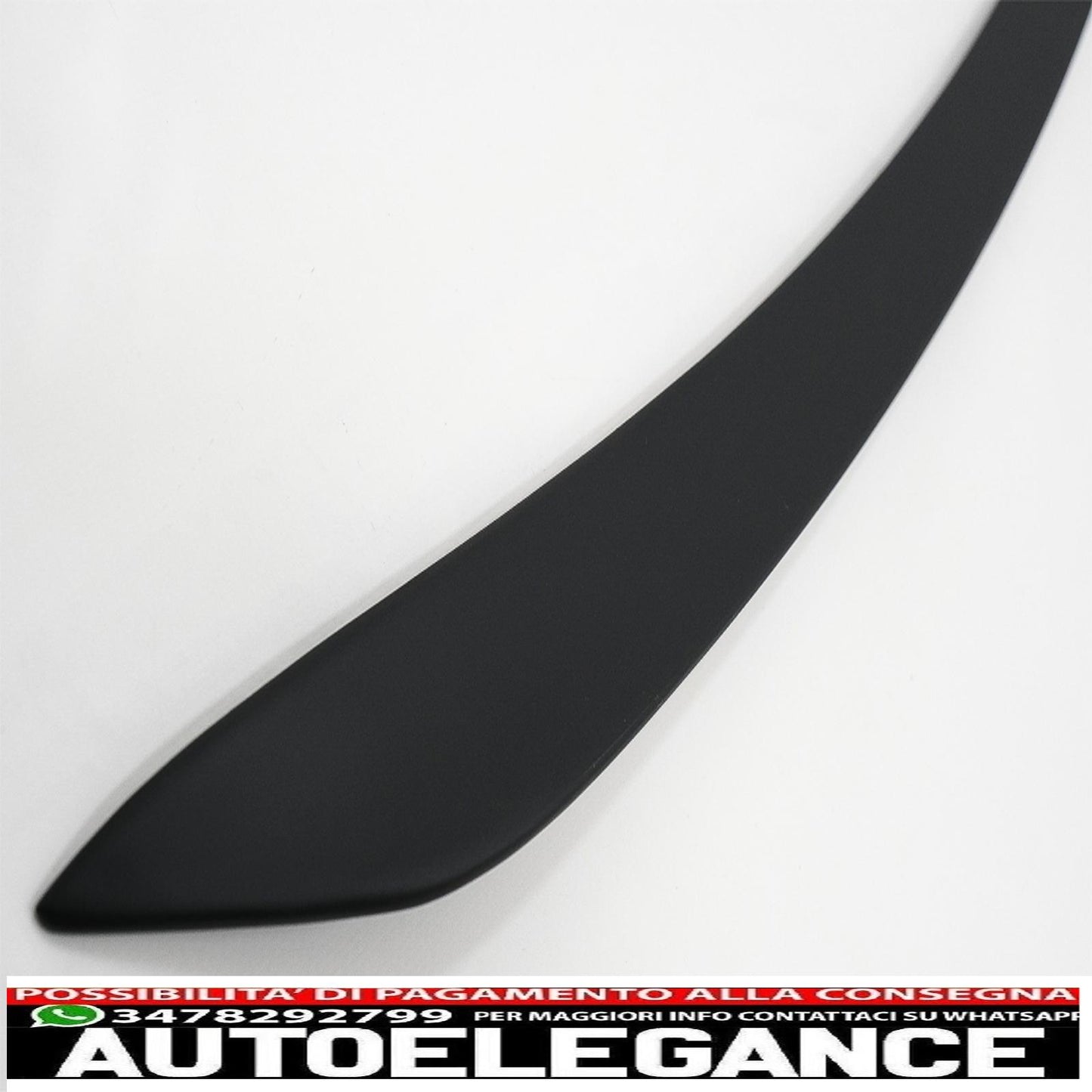 trunk spoiler suitable for mercedes e-class w213 (2016-up) matt black 