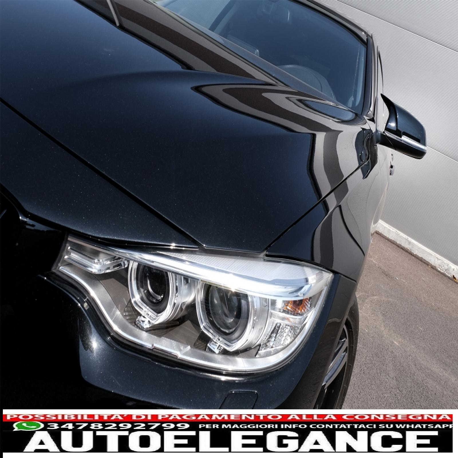 Copri specchietti adatti per bmw serie 1/2/3/4 f20 f21 f22 f23 f30 f31 f32 f33 f36 nero AUTOELEGANCERICAMBI