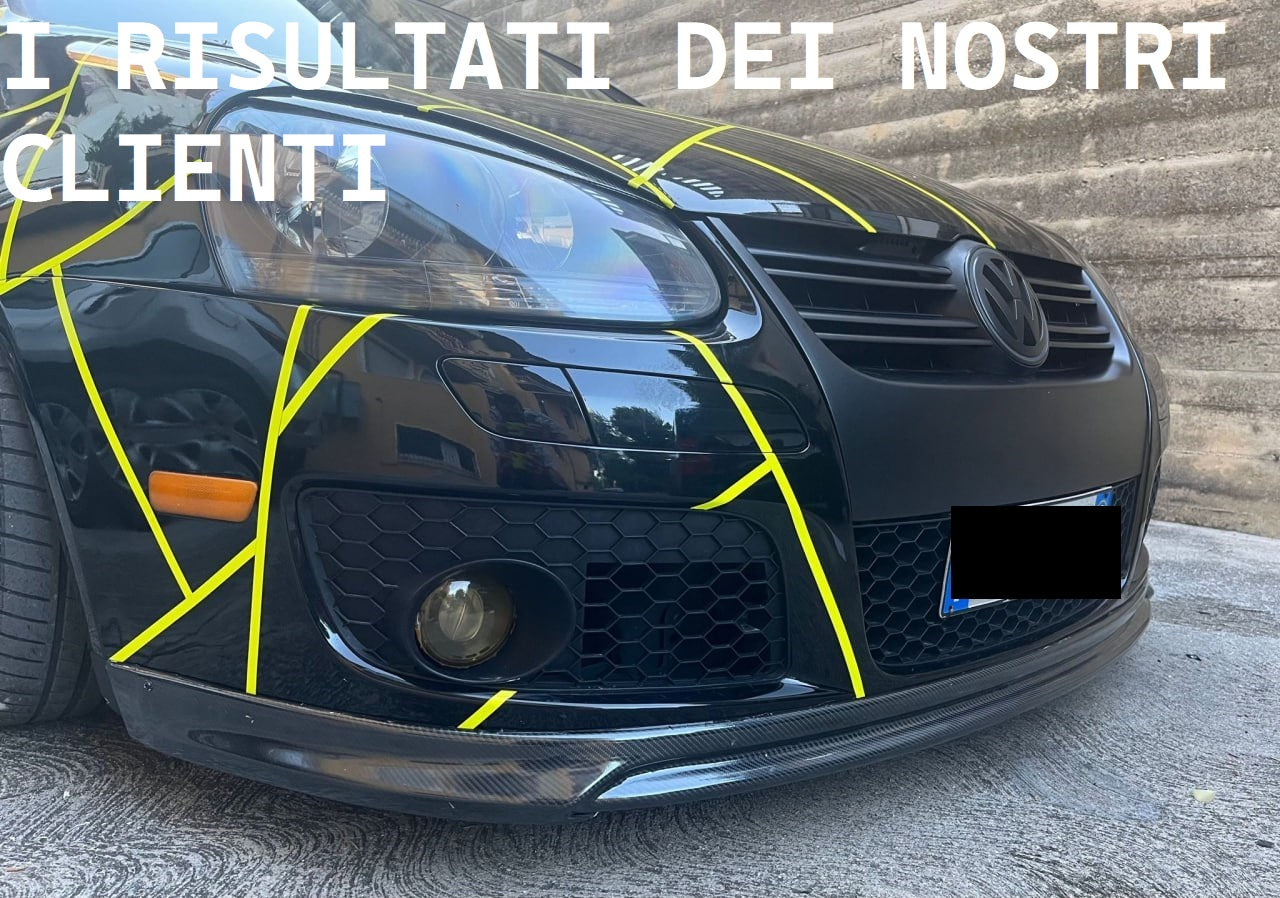 SOTTO PARAURTI ADATTO PER VW GOLF 5 2003+ LOOK GTI