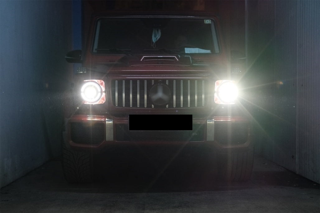 HEADLIGHTS SUITABLE FOR MERCEDES G CLASS W463 2007-2017 FULL LED LOOK LIFT