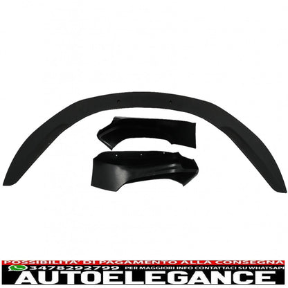 Front Bumper Spoiler Fit For BMW 1 Series F20 F21 LCI (2015-2019) Hatchback M Sport Piano Black 