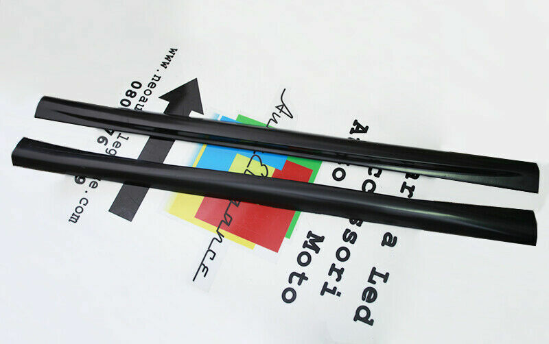 RENAULT CLIO 4 IV 5 DOORS PAIR OF SIDE SKIRTS UNDER THE DOOR IN ABS RS LOOK-.