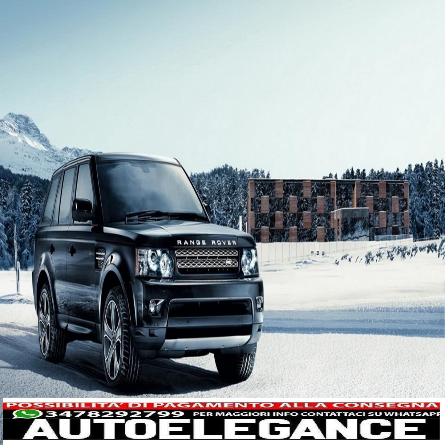 cofano motore adatto per Range Rover Sport L320 Facelift (2005-2013) AUTOELEGANCERICAMBI