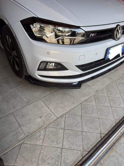 SPLITTER POLO AW1 2017+ STANDARD LOOK EVO NERO LUCIDO