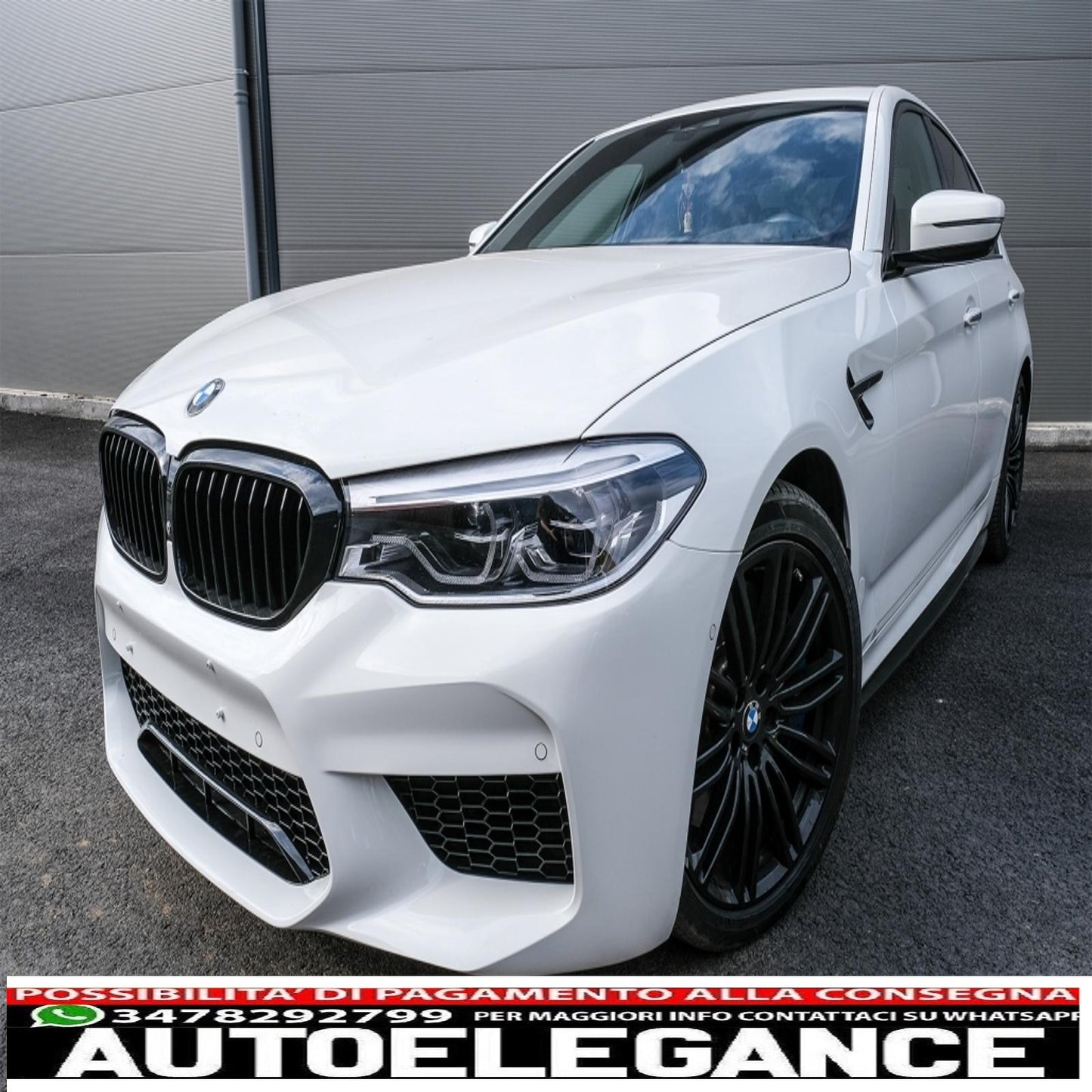 front bumper suitable for bmw 5 series g30 g31 limousine touring (2017-2019) m5 sport design 