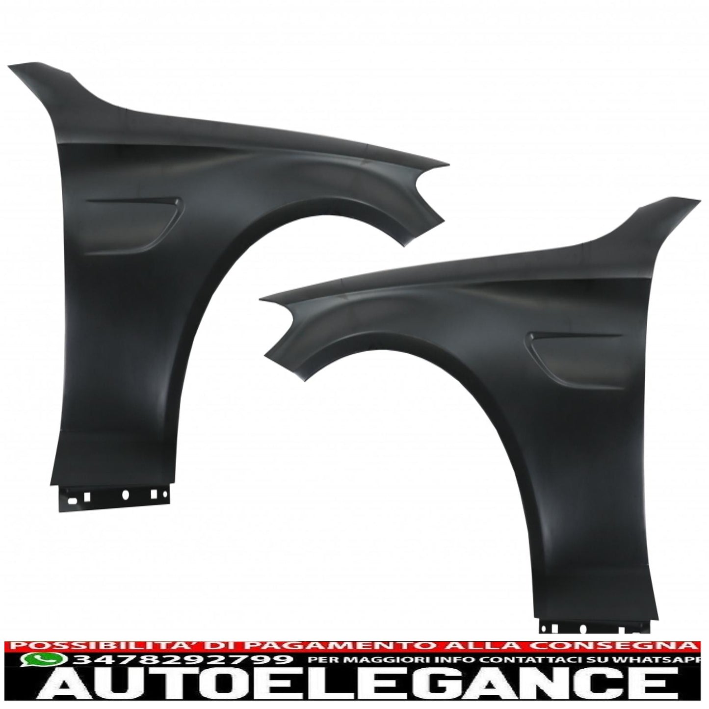 Cofano cofano anteriore con parafanghi anteriori adatto a mercedes classe c w205 s205 c205 a205 (2014-2020) design c63 AUTOELEGANCERICAMBI