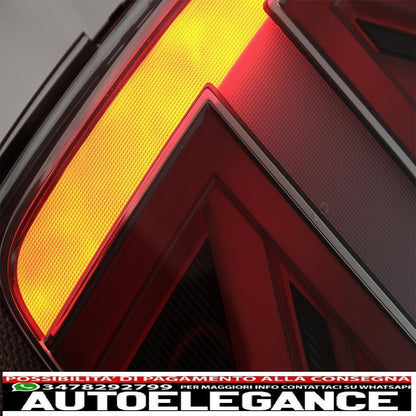 Rear lights suitable for mini one f55 f56 f57 3d 5d cabriolet (2014-2018) JCW Design smoke red