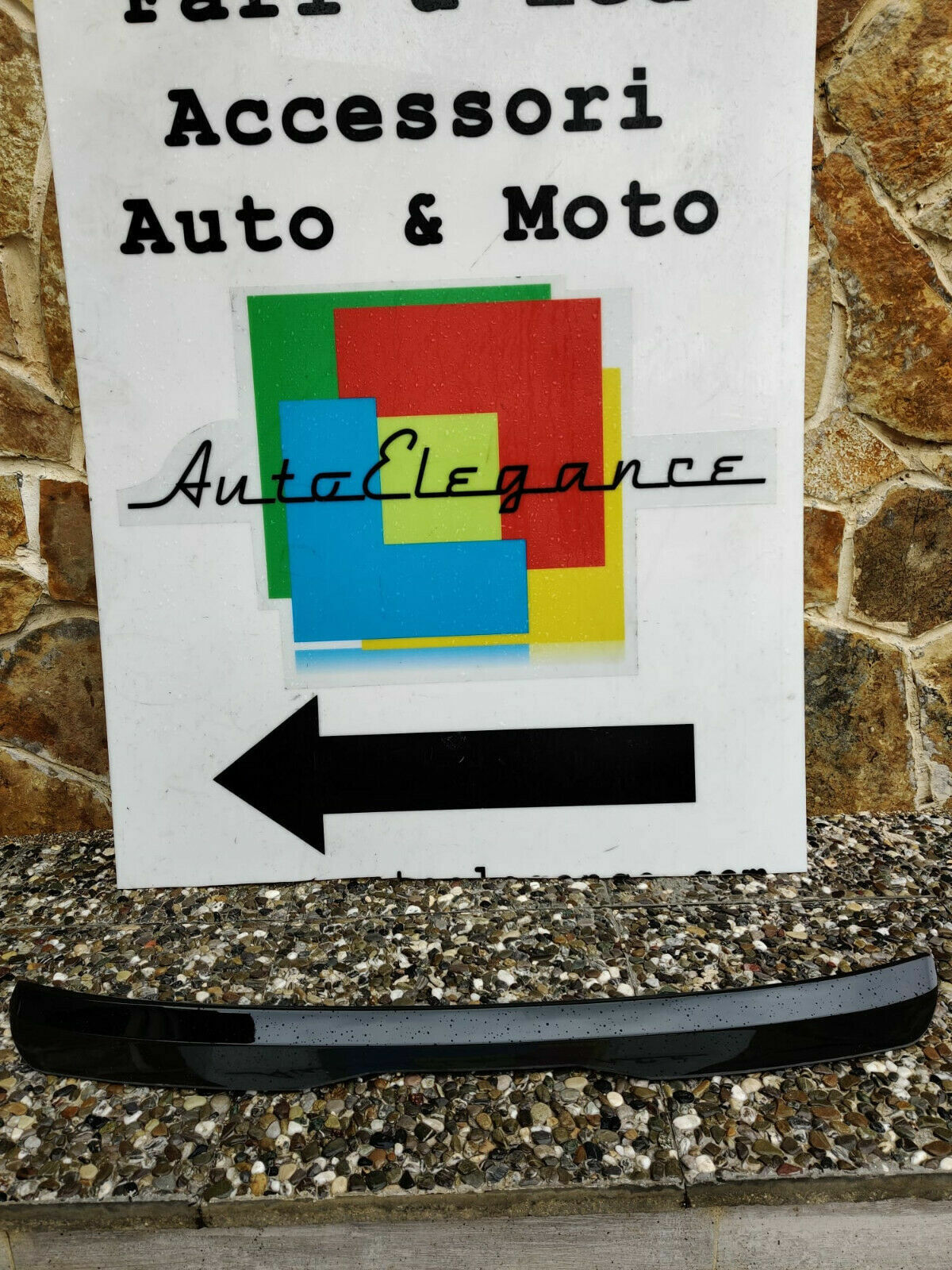 ALA AGGIUNTIVA PER AUDI A3 8P 3 PORTE SPORTBACK SPOILER TETTO SPORTIVO ABS 0039 AUTOELEGANCERICAMBI