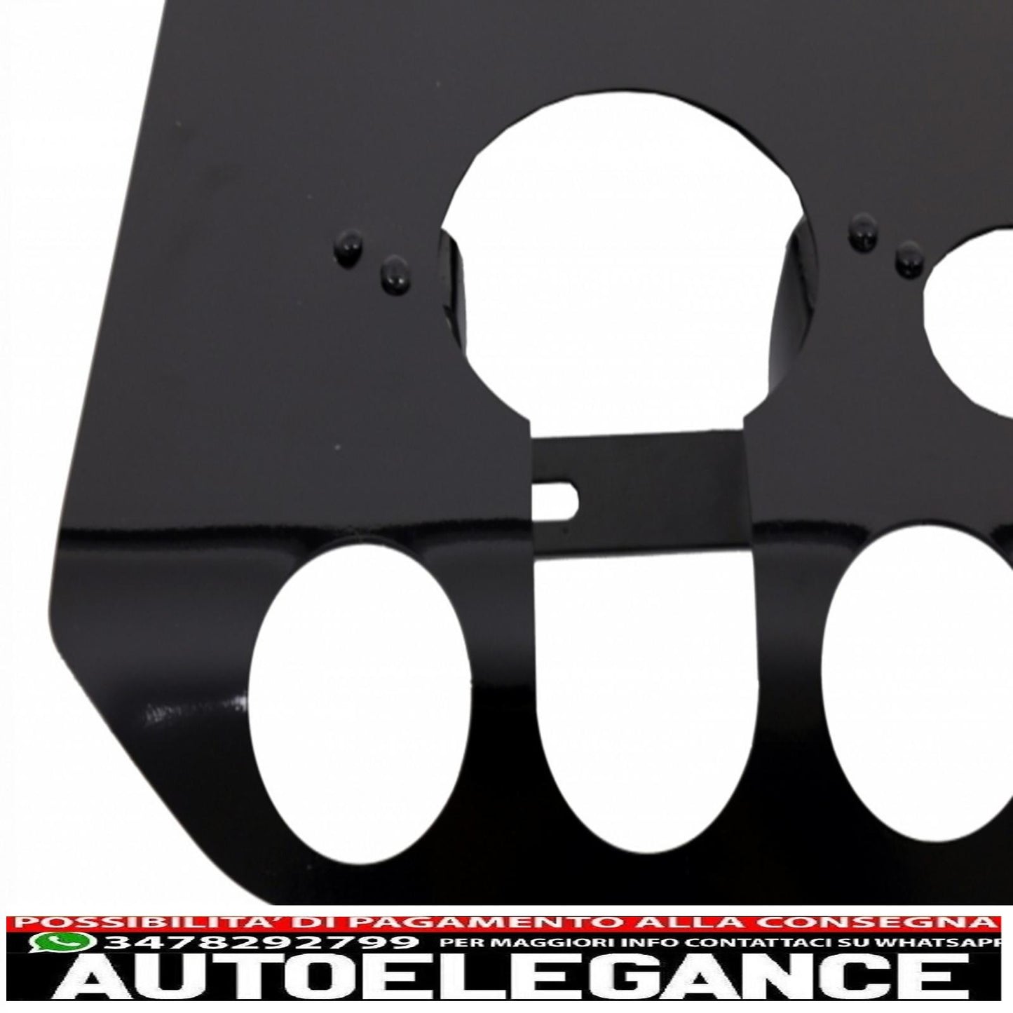 Gloss Black Front Bumper Skid Plate Off Road Spoiler LED DRL Extension Fit For Mercedes G Class W463 (1989-2016) B-Design 