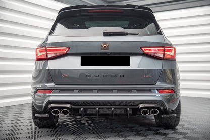 DIFFUSER SUITABLE FOR CUPRA ATECA MK1 2018-2021 GLOSSY BLACK SPORTY LOOK