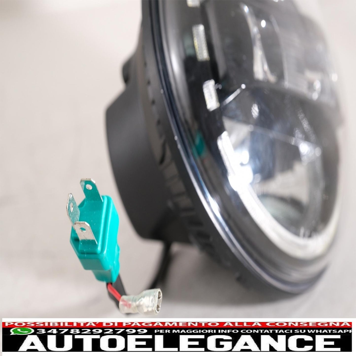 Fari a led Cree da 7 pollici angel eye halo drl adatto per Jeep Wrangler JK TJ LJ JL Land Rover Defender Mercedes W463