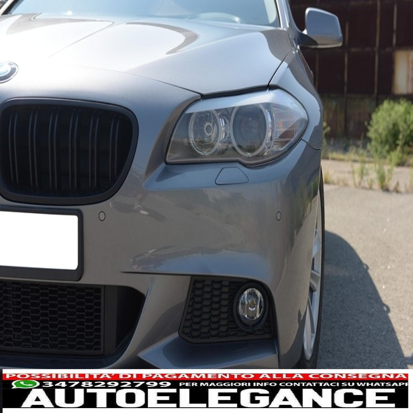 kit carrozzeria con diffusore a doppia uscita adatto per bmw serie 5 f10 (2011-2017) design m-technik