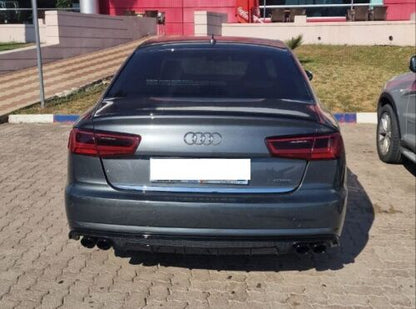 DIFFUSER SUITABLE FOR AUDI A6 4G C7 2015-2018 SLINE LOOK S6