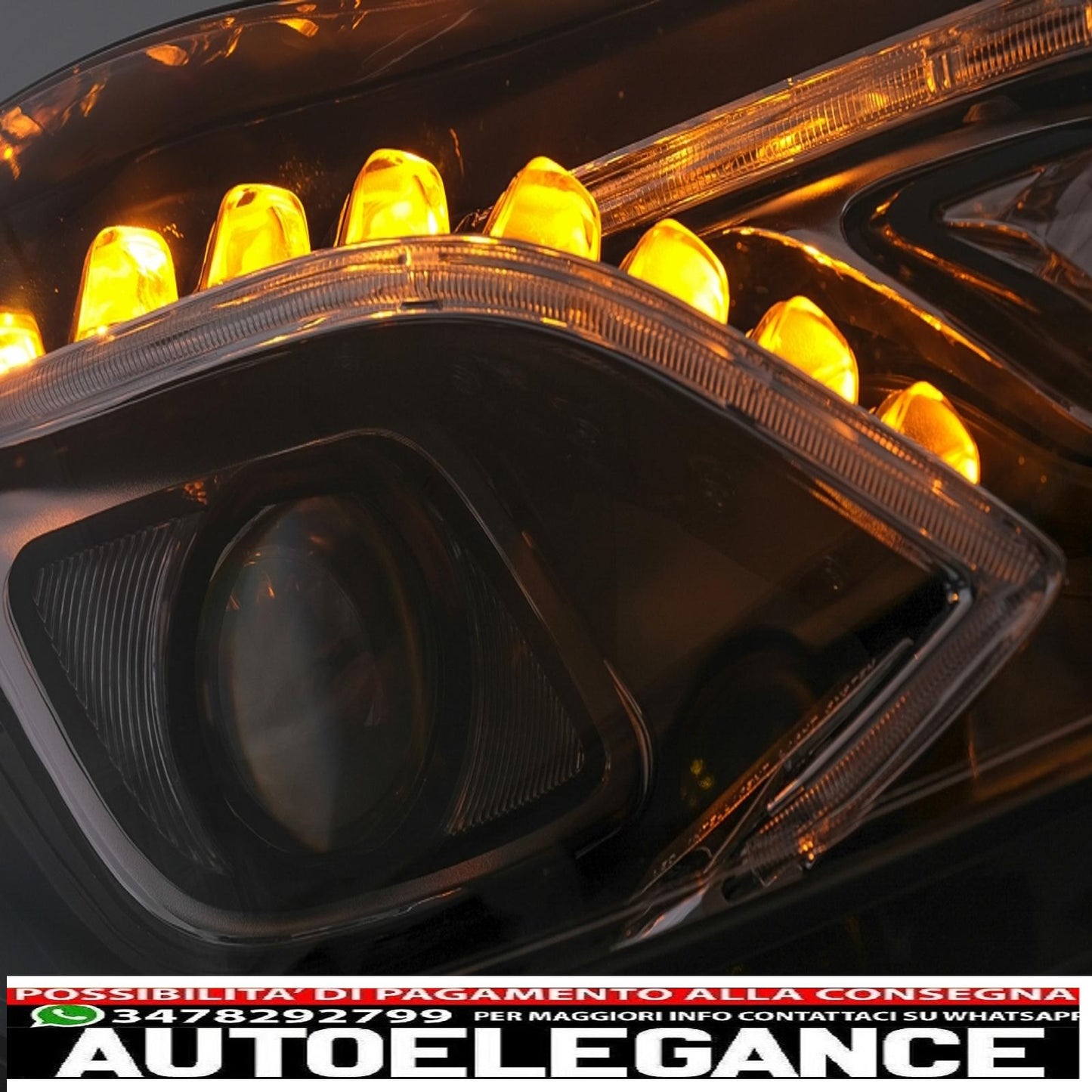 led headlights suitable for mercedes e class w212 (2009-2012) restyling design