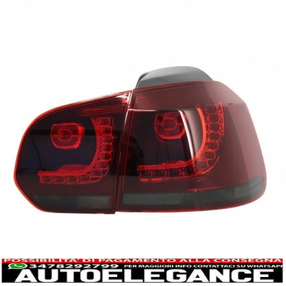 headlights suitable for vw golf 6 vi (2008-2013) golf 7 3d led drl u-design gti with full led rear lights r20 