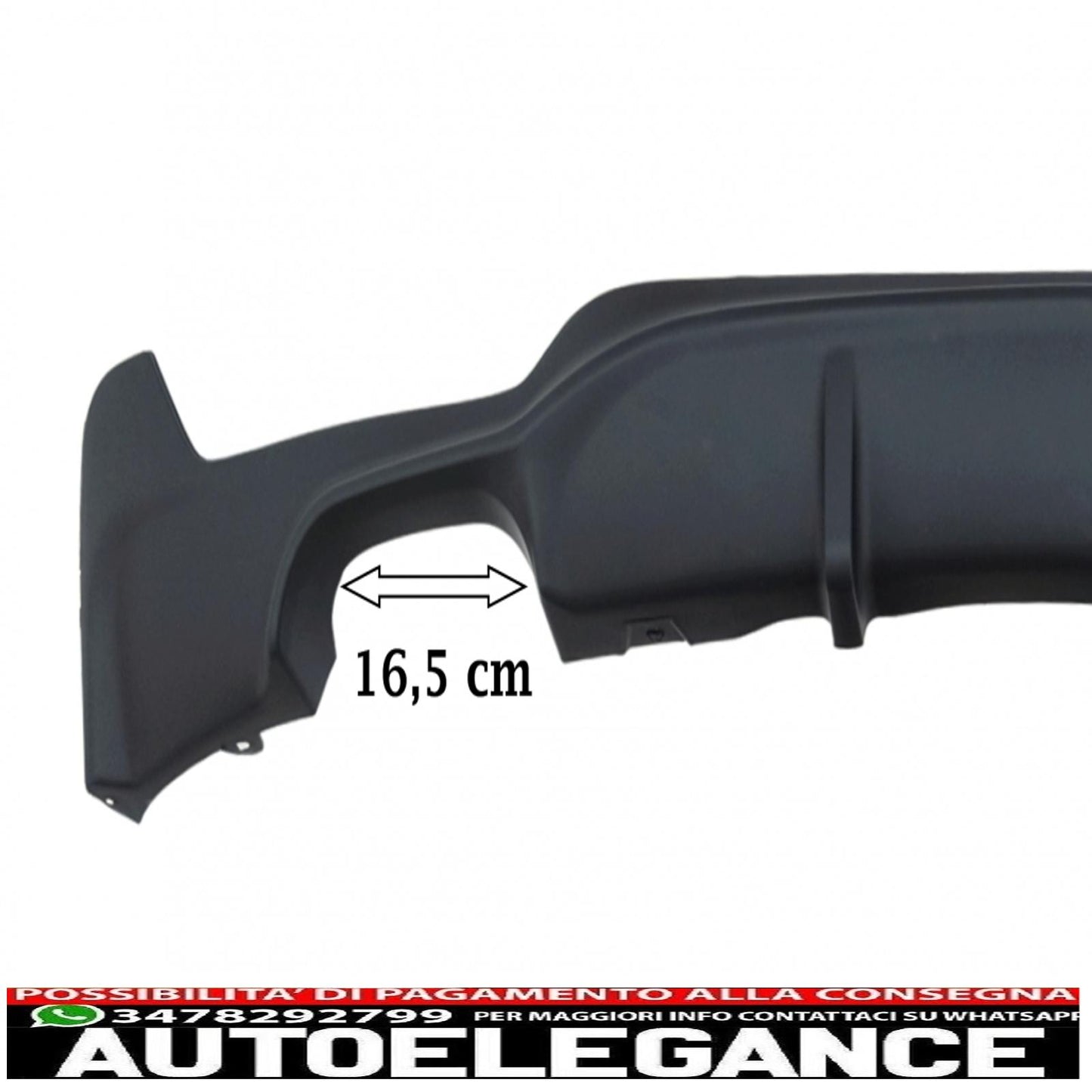 M Design Air Diffuser Conversion Package with Boot Spoiler Suitable for BMW 4 Series Coupe F32 (2013-up) Matt Black 