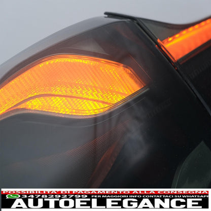 fanali posteriori oled adatti per bmw serie 4 f32 f33 f36 m4 f82 f83 (2013-03.2019) fumo rosso con luce di svolta sequenziale dinamica