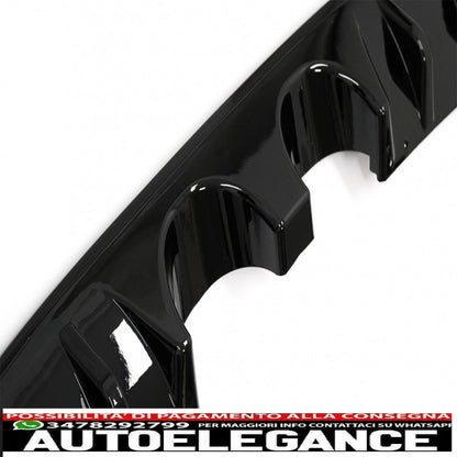 Diffusore mantovana paraurti posteriore con spoiler sul tetto adatto per vw golf 6 vi (2008-2012) r20 look solo per paraurti standard