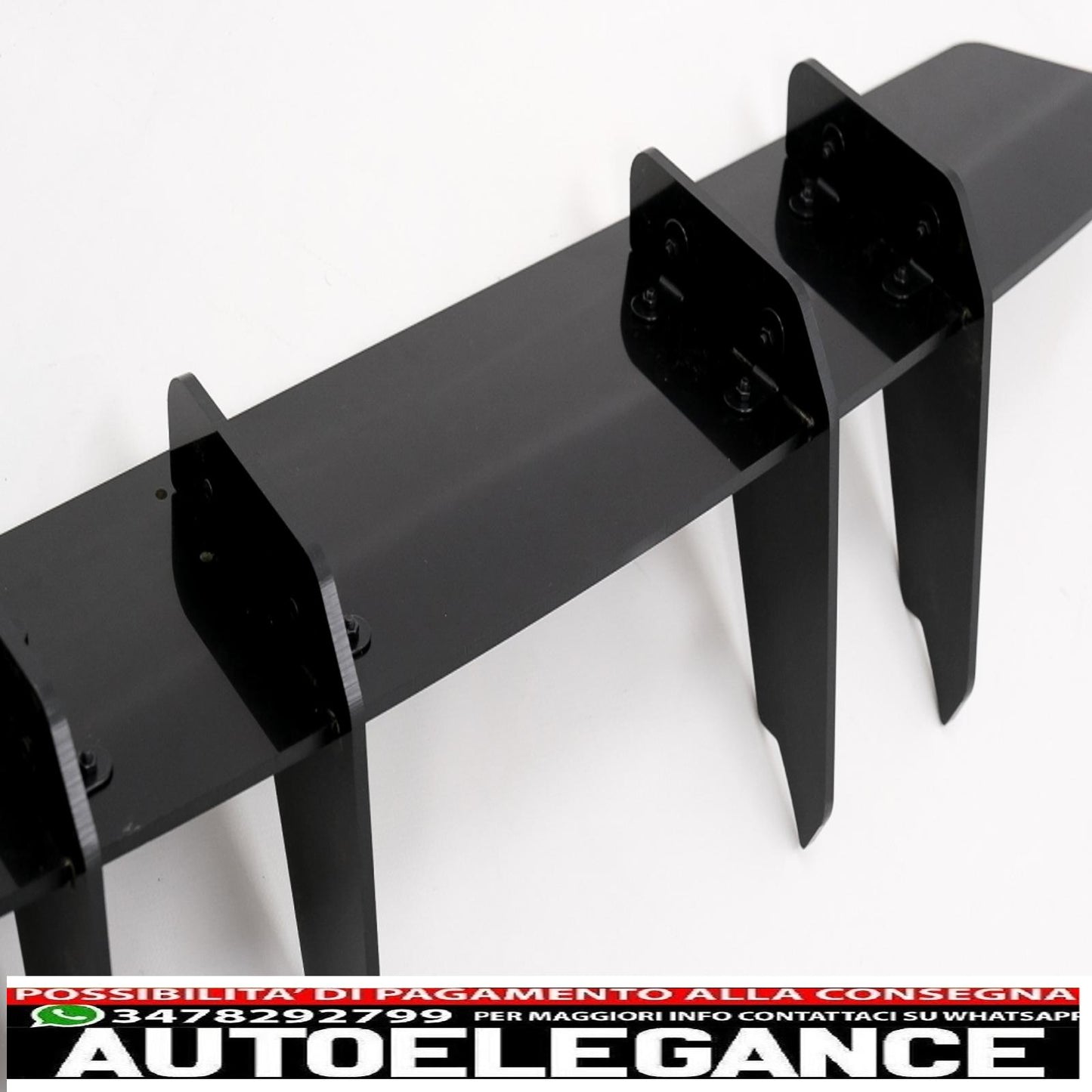 Estensione paraurti posteriore per diffusore adatta per mercedes classe A w177 hatchback a45 s (2018-up) nero