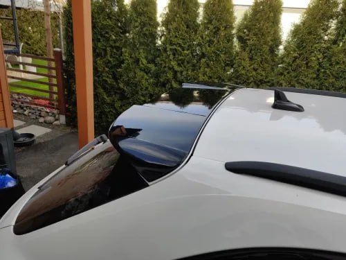 ROOF SPOILER SUITABLE FOR AUDI A4 B9 AVANT LOOK RS4 GLOSSY BLACK SPORTY LOOK