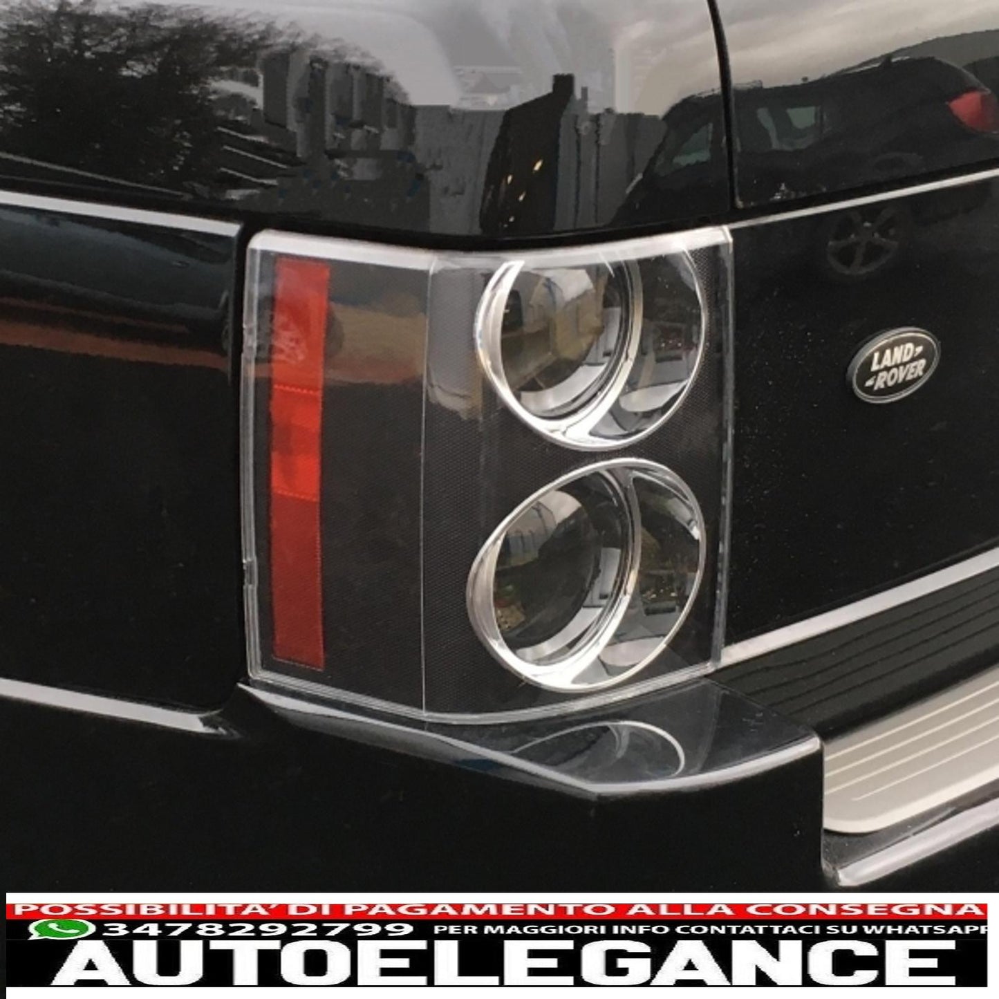 Rear lights suitable for Land Range Rover Vogue III L322 (2002-2009) Halogen Bulb Supercharged Facelift Smoke Edition design